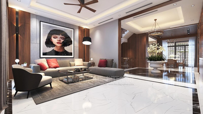 Trang trí phòng khách hiện đại Trang trí phòng khách hiện đại