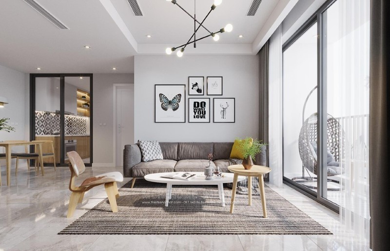 Trang trí phòng khách hiện đại Trang trí phòng khách hiện đại