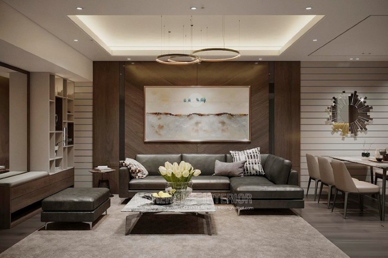 Trang trí phòng khách hiện đại Trang trí phòng khách hiện đại