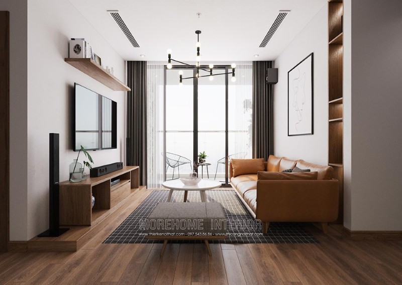 Trang trí phòng khách hiện đại Trang trí phòng khách hiện đại