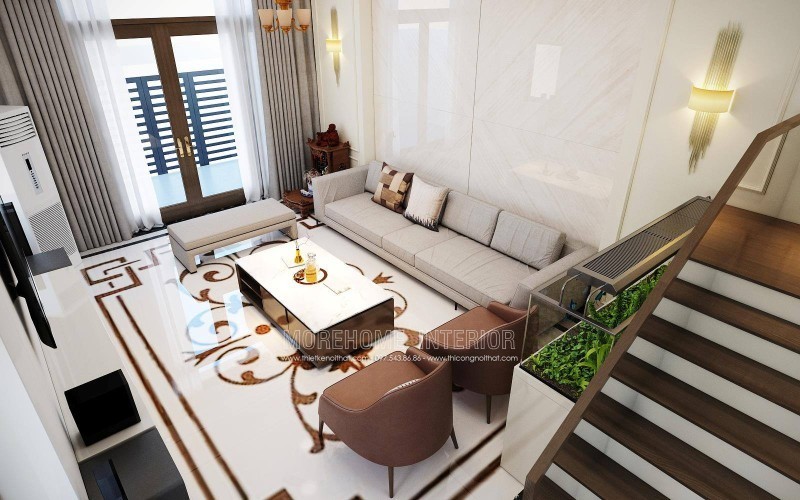 Trang trí phòng khách hiện đại Trang trí phòng khách hiện đại