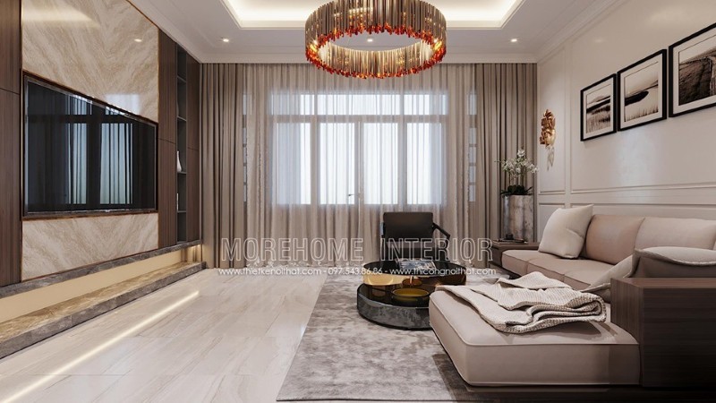 Trang trí phòng khách hiện đại Trang trí phòng khách hiện đại