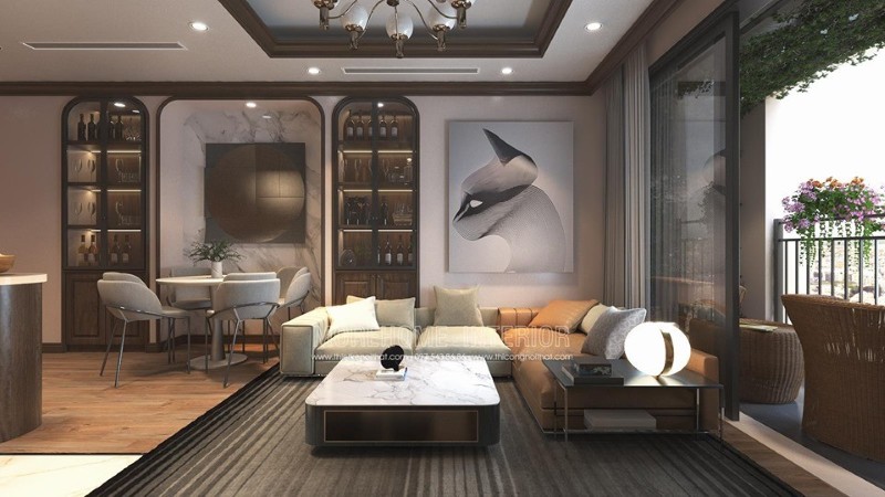 Trang trí phòng khách hiện đại Trang trí phòng khách hiện đại