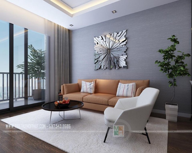 Trang trí phòng khách hiện đại Trang trí phòng khách hiện đại