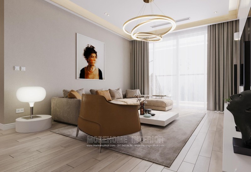 Trang trí phòng khách hiện đại Trang trí phòng khách hiện đại