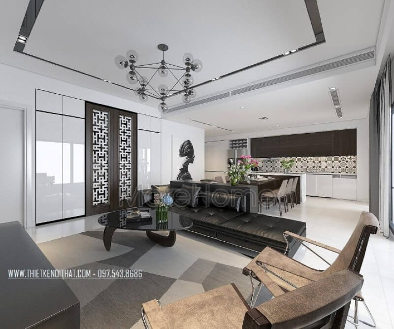 Thiết kế nội thất chung cư Impera Garden trẻ trung Thiết kế chung cư