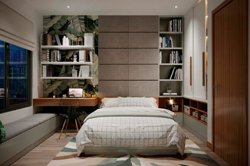 Nội thất phòng ngủ khoa học tiên nghi Thiết kế chung cư