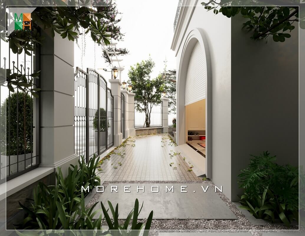 Gợi ý mẫu thiết kế kiến trúc biệt thự có sân rộng, thoáng mát và cao cấp. thiết kế biệt thự