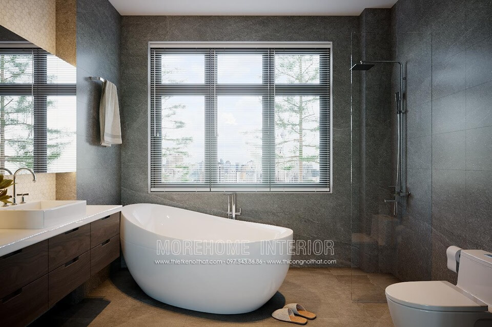 Thiết kế phòng tắm hiện đại