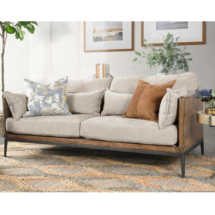 Sofa gỗ Rustic